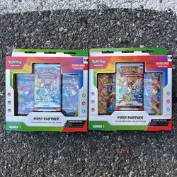 Pokemon first partner illustration box