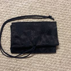 Small Black Wallet Purse