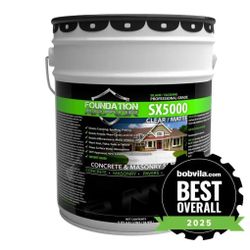 Waterproof, Sealant, Repellant For Concrete, Bricks, Stone, Paver, Basement, Driveway, Chimney, Pool Deck, Matte Clear