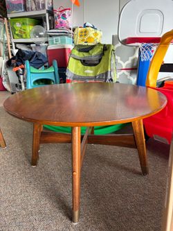 Solid wood coffee table