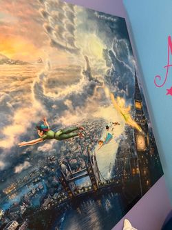 Peter Pan wall canvas mint