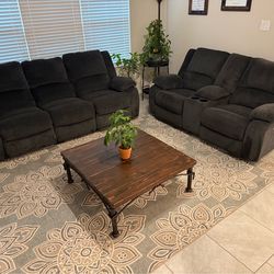 Living room set recliners