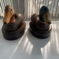 Wooden ducks