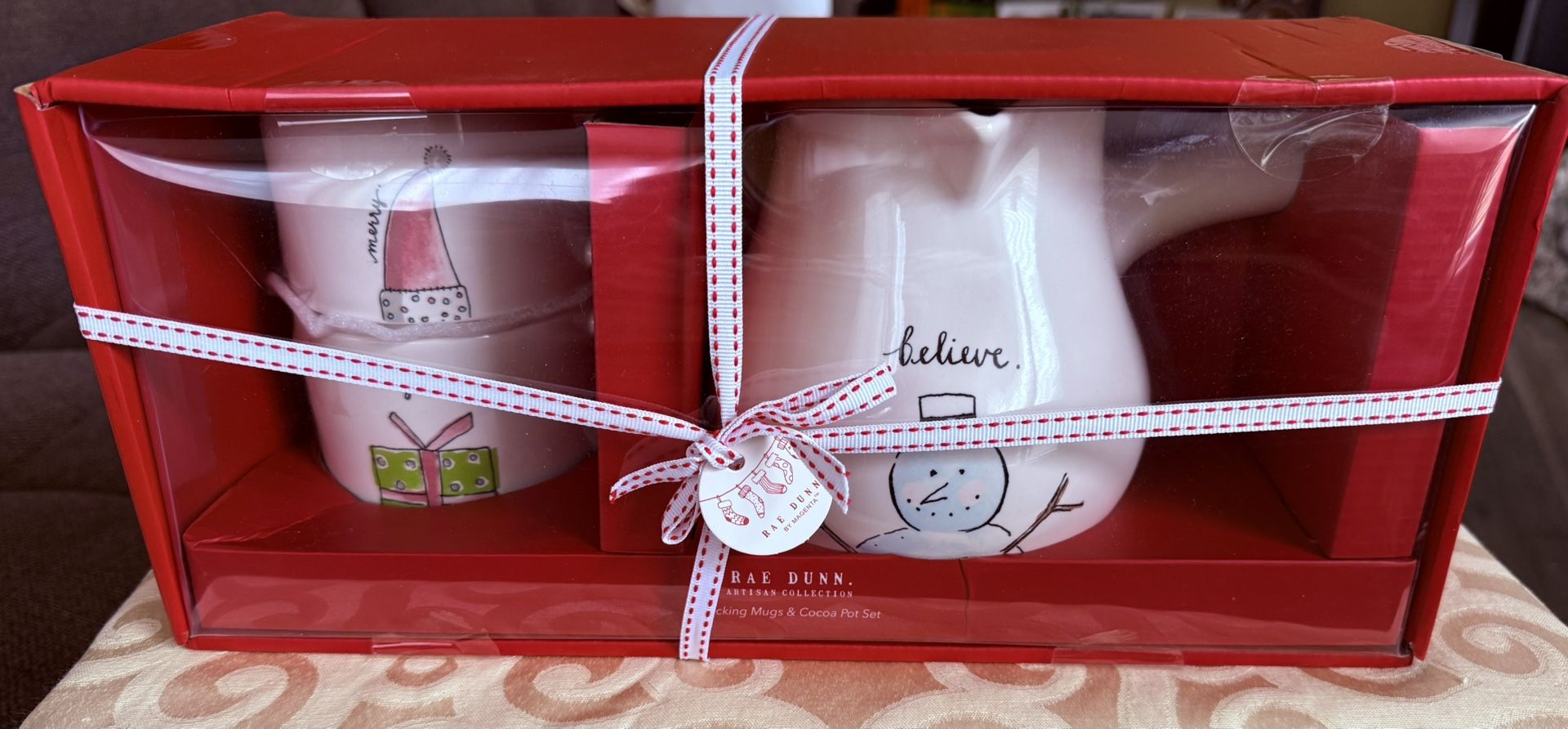 Rae Dunn Holiday Carafe & Mug Set