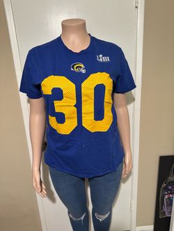 Todd Gurley #30 Los Angeles Rams NFL Pro Line Jersey Style T-Shirt Men's X LARGE