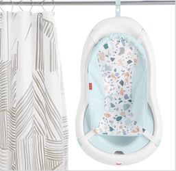 Fisher-Price Baby to Toddler Bath 4-in-1 Sling 'N Seat Tub with Removable Infant Support