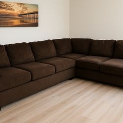 Full Sofa/ With Bed Frame + Nearly New Mattress (Plastic Still On) – Great Condition