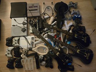 Video game console and accessories lot