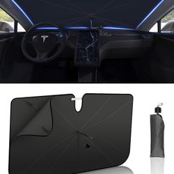 Windshield SunShade Car Umbrella: Dual-Layer Nanomaterial Ice Crystal Cooling