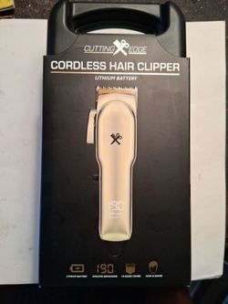 New cutting edge cordless hair clipper