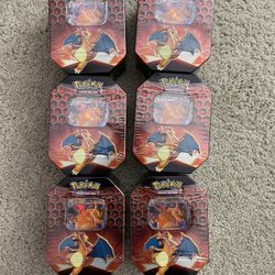 Pokemon Hidden Fates Charizard Tins