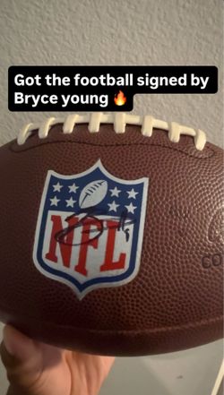 Signed Bryce Young football