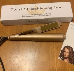 STRAIGHTENING IRON. -  CLIPLESSS  CURLING IRON