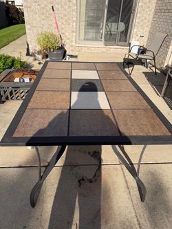 Patio table