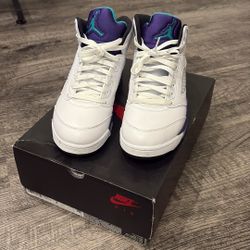 Jordan 5 Grape Size 9 In Men 