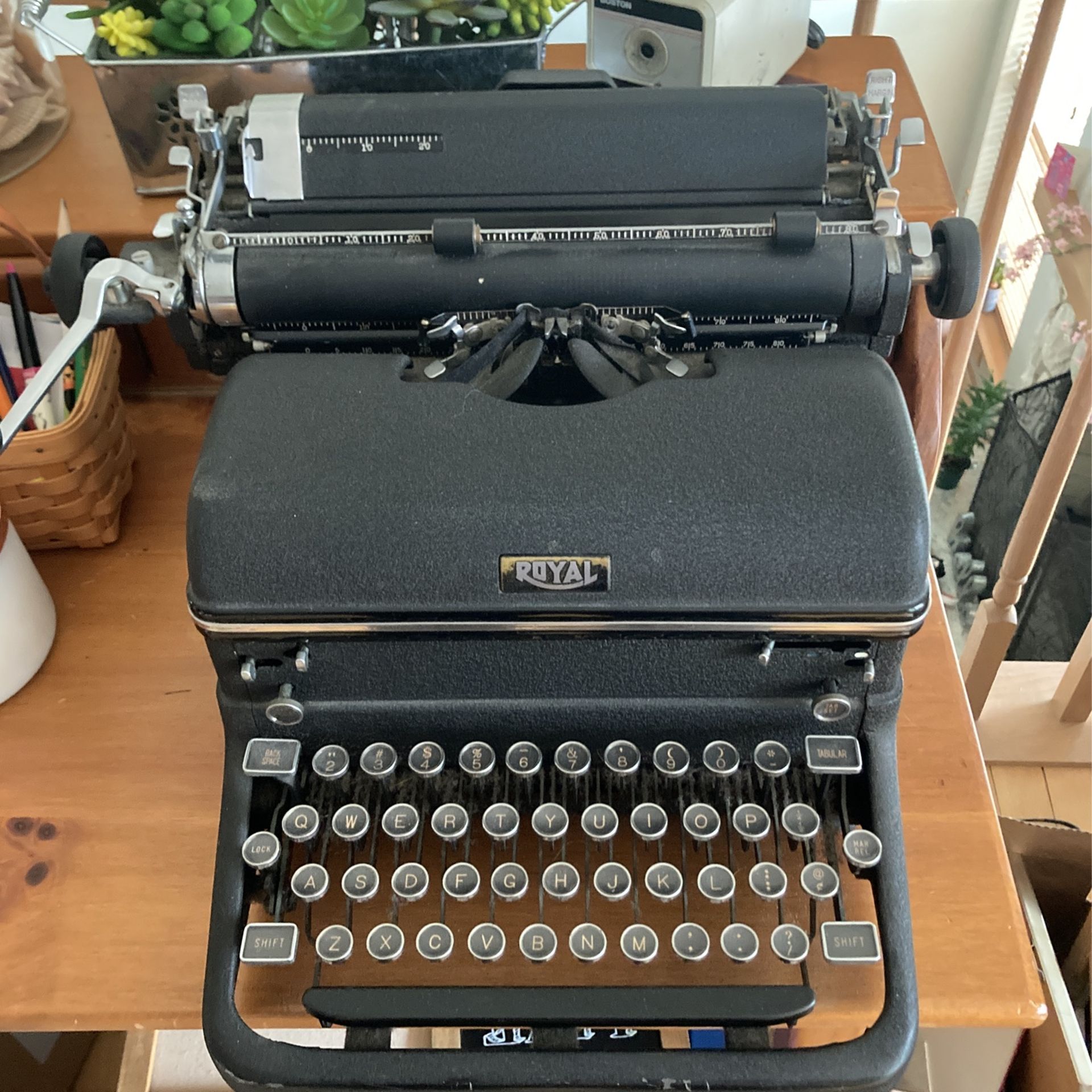 Retro Royal Typewriter - Enhance Your Decor. Great Vintage Piece Mixes Well With Modern 