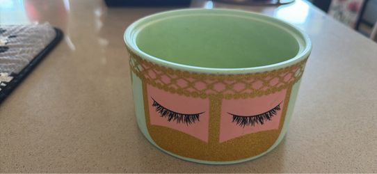 Arabian Inspired Ceramic Decorative Bowl – Gold & Pink Design
