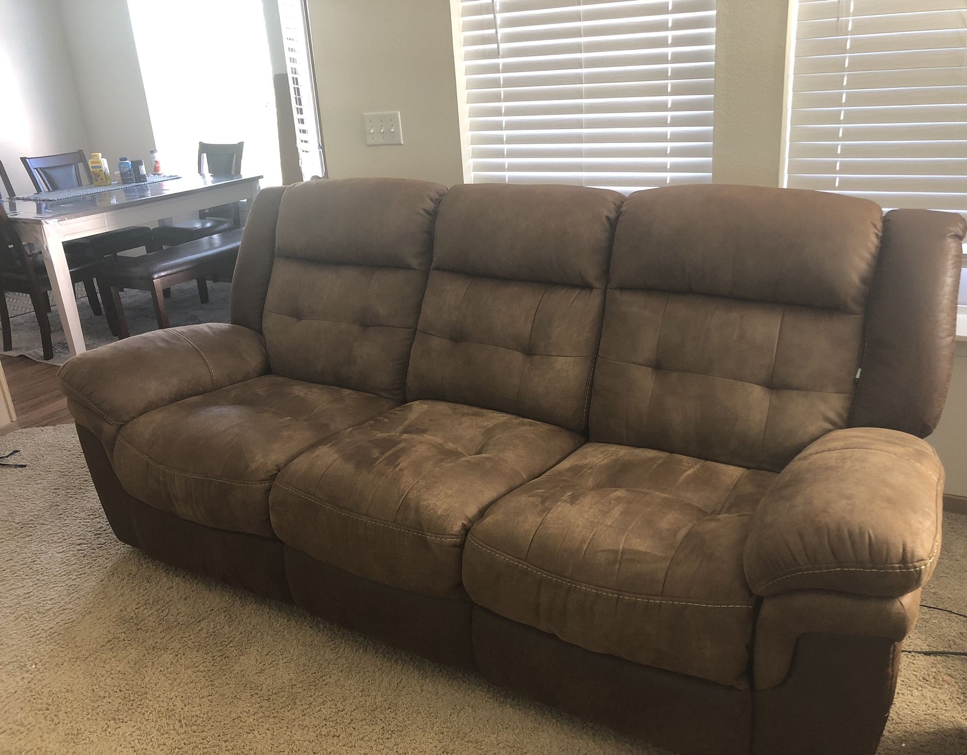 Two 2 Recliner Sofa Not Free