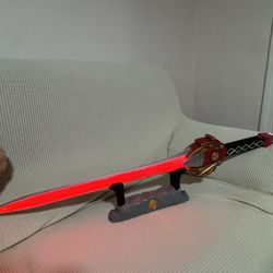 (PICK UP ONLY) Power Rangers Lightning Collection Mighty Morphin Red Ranger Power Sword Premium Roleplay Cosplay Collectible 