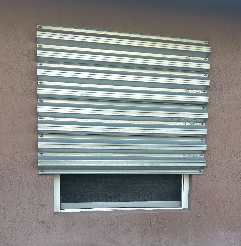 Metal Hurricane shutters
