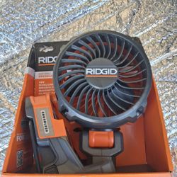 RIDGID 18V Brushless Cordless Magnetic Clamp Fan (Tool Only)
