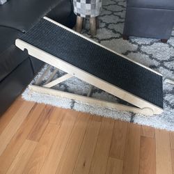 Pawnotch USA 🇺🇸 Made Adjustable Dog Ramp  - for Couch or Bed with Paw Traction Mat - 40" Long and Adjustable from 14” to 24” - Rated for 200LBS - fo