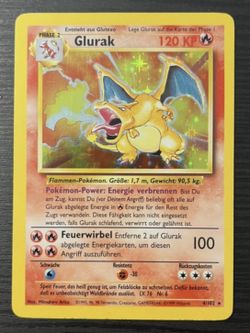 Base Set Charizard Glurok German