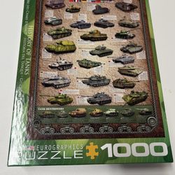 History of Tanks Puzzle - 1000 Pieces Eurographics