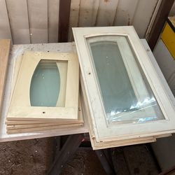 Glass and Wooden Cabinets