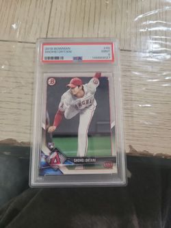 Shohei ohtani rc 2018 bowmen psa 9