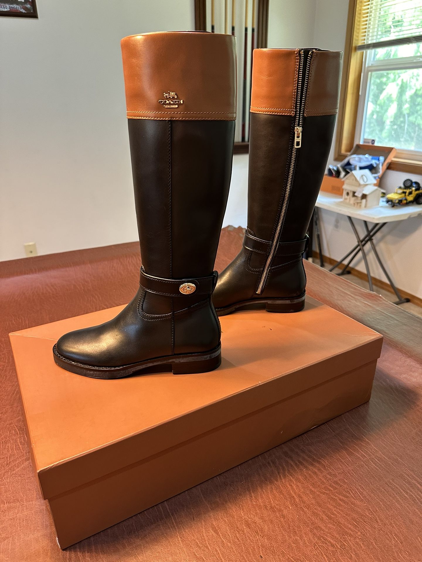 Coach Eva Mat Calf Boots