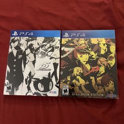 Persona 5 PlayStation 4 Games With Steelbooks