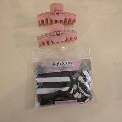 Scrunchie, Headband, 2 Hair Clips