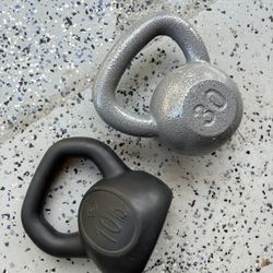 Kettle Bell. Plastic 10lb Only Left