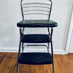 Chair With Step Stool 