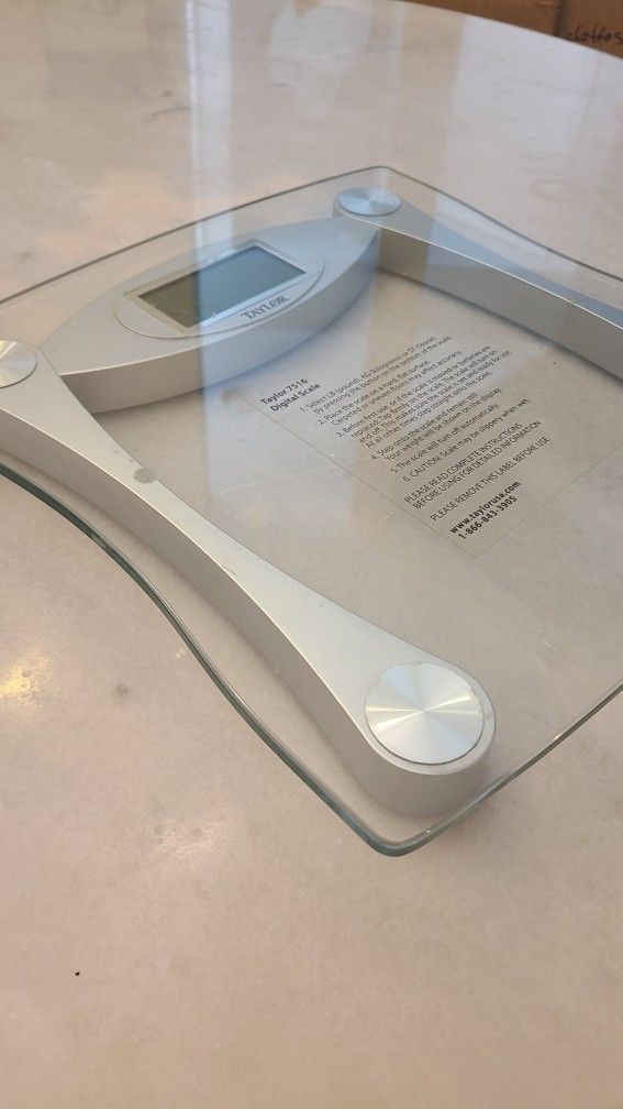 Taylor Digital Bathroom Scale Glass