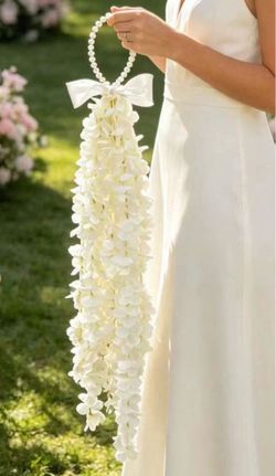 1pc Pearl Orchid Flower Bouquet, Suitable For Wedding Ceremony, Proposal Bouquet, Gift, Pearl Hand Flower, Indoor And Outdoor Photo Prop, Confession P