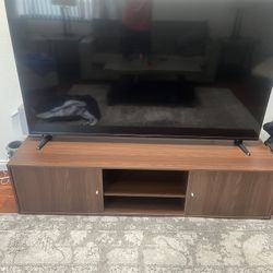 68 Inch Insignia TV and Stand
