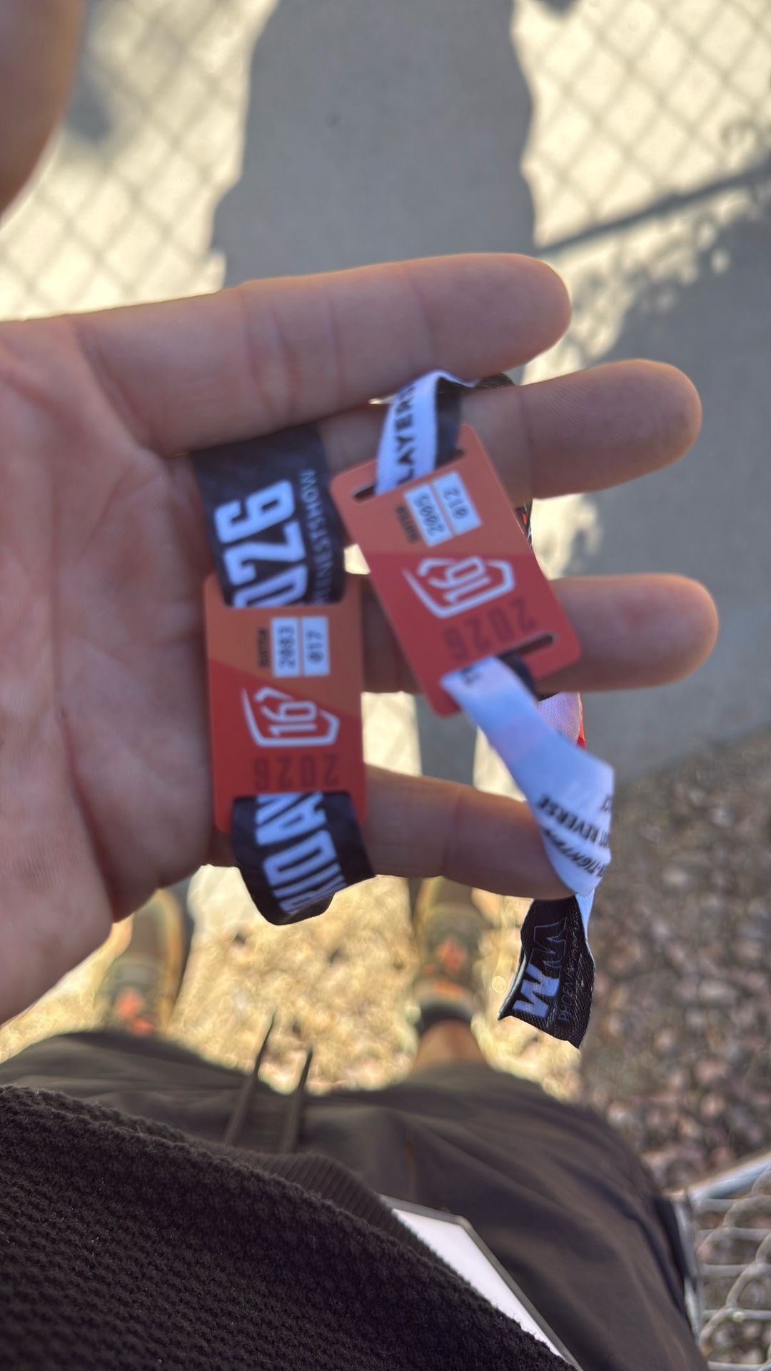 Waste Management Skybox 16 Hole Wristband For Sale