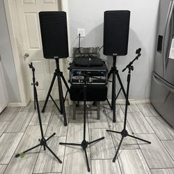 Pa System With Mic Shure