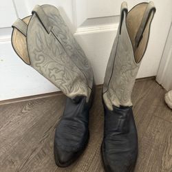 Botas Vaqueras Justin Size 10 D Hombre De Piel 