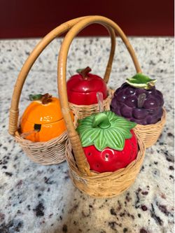 Fruit dip/jelly basket