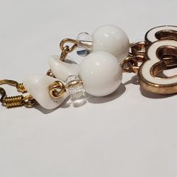 White Heart Earrings 🤍 