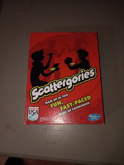Scattergories game