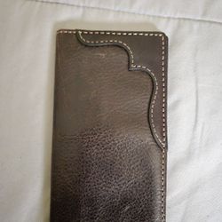 Leather Western Wallet Men