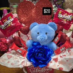 Valentine's Blue Gummy Bear