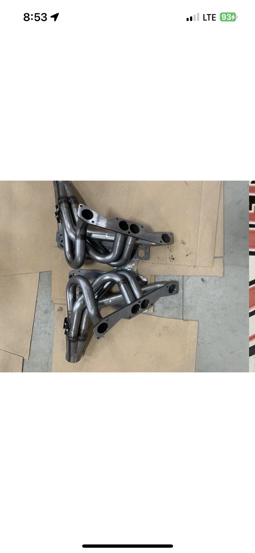 S10 Fender Exit Headers