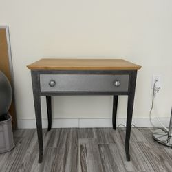 Metal & Wood end tables (set of 2)