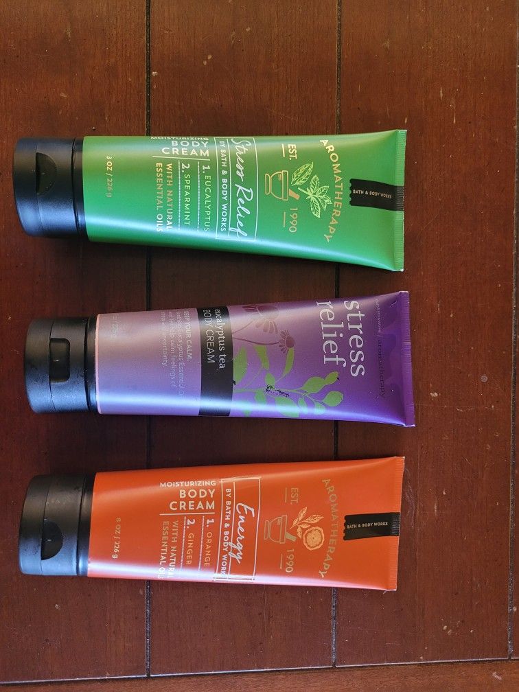 3 Brand New Bath And Body Moisturizing Body Cream