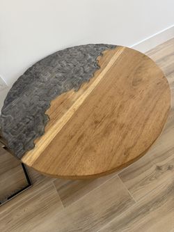 Broward Design Center Round Coffee Table Wood